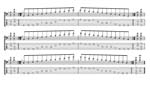 GuitarPro7 TAB: BCAGED octaves C pentatonic major scale (313131 sweeps) box shapes pdf